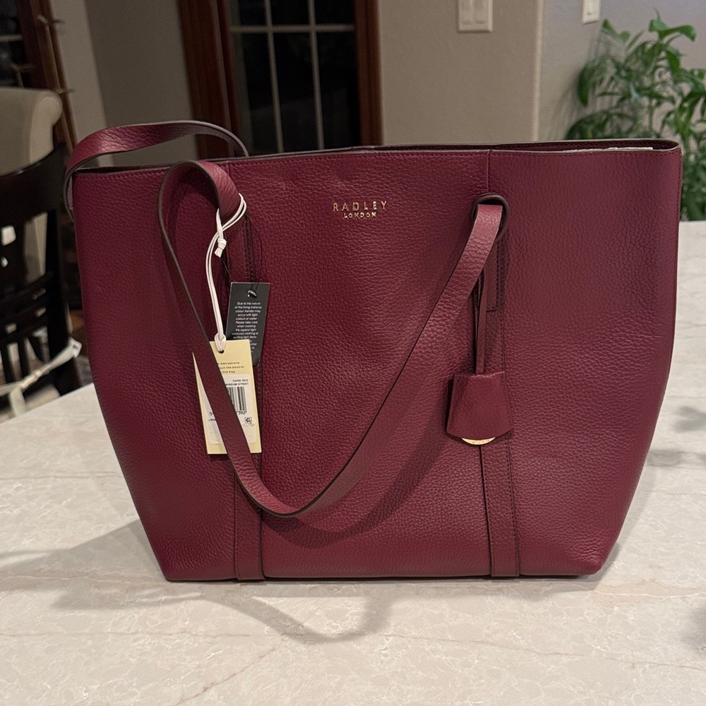Radley London Deep Red Tote Bag